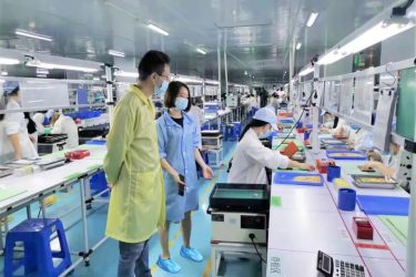 肖總視查產(chǎn)線復工復產(chǎn)情況